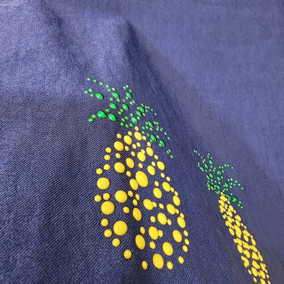 Jason Maxwell studded pineapple print skirt with shorts skort woman's size Large - Picture 8 of 8